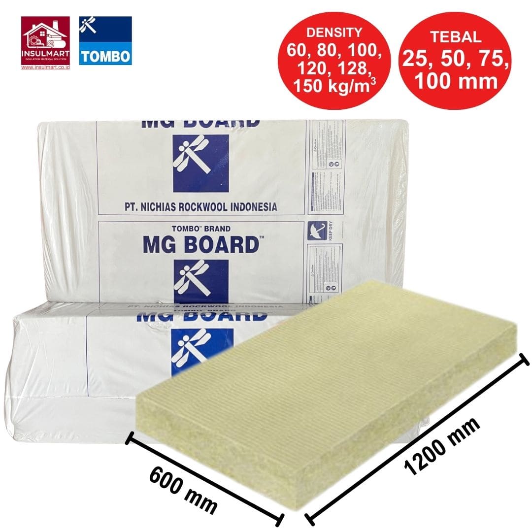 Gambar 1 Rockwool Board Merk Tombo (MG Board)