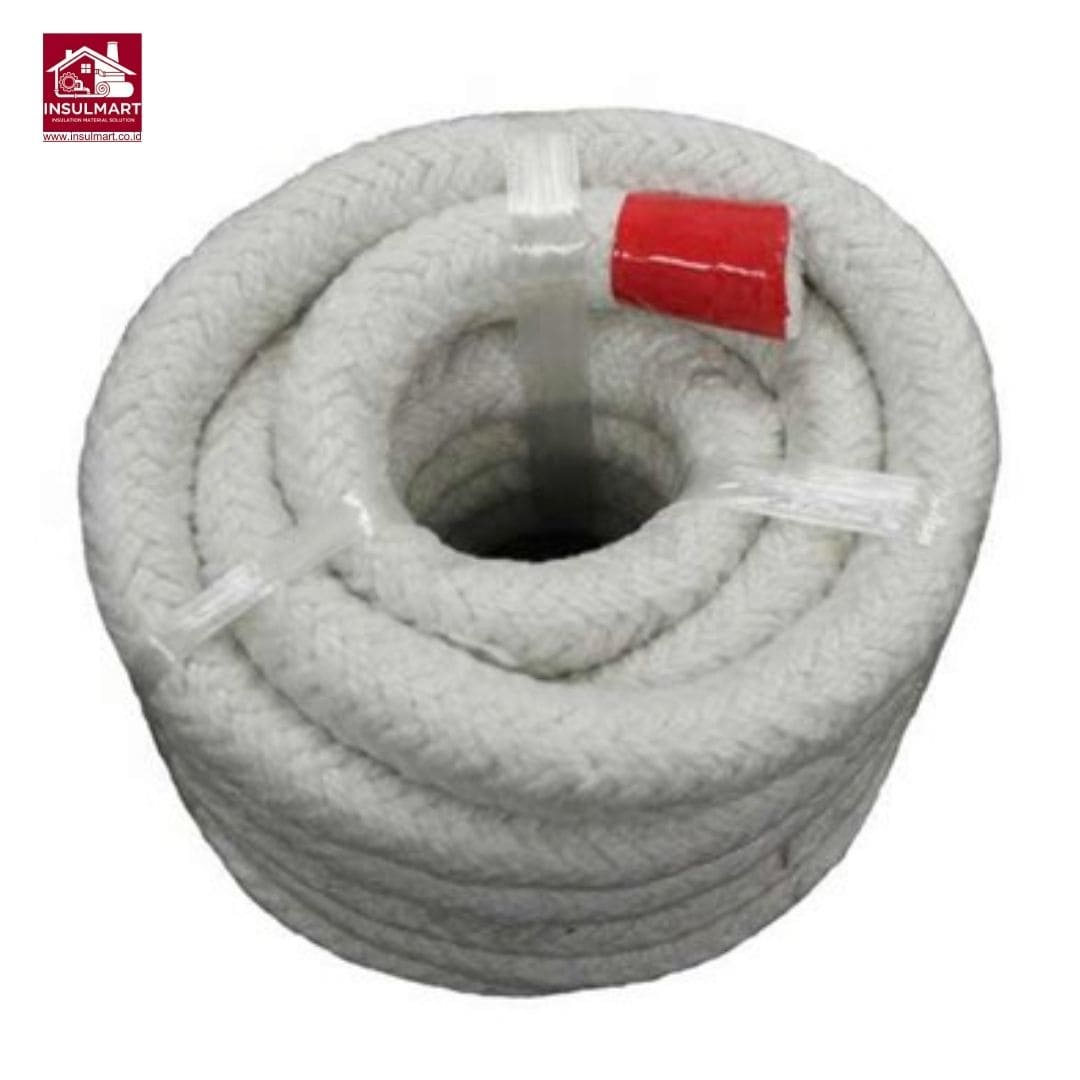 Ceramic Fiber Rope with SS Wire (Max Temp. 1260 °C) Merk Cerawil 2