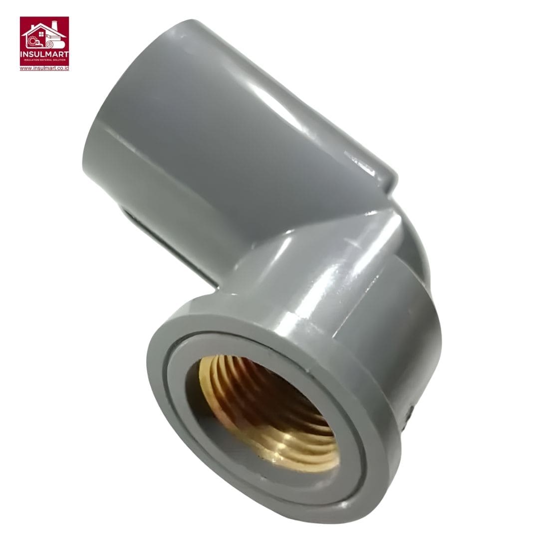 Faucet Elbow With Metal Insert (AW) Standard JIS K 6743 Aplikasi Air Bersih Merk Rucika 3