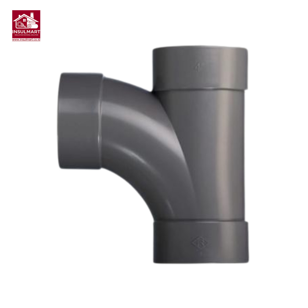Large Radius Tee Standard JIS K 6743 Aplikasi Air Bersih Merk Rucika 2