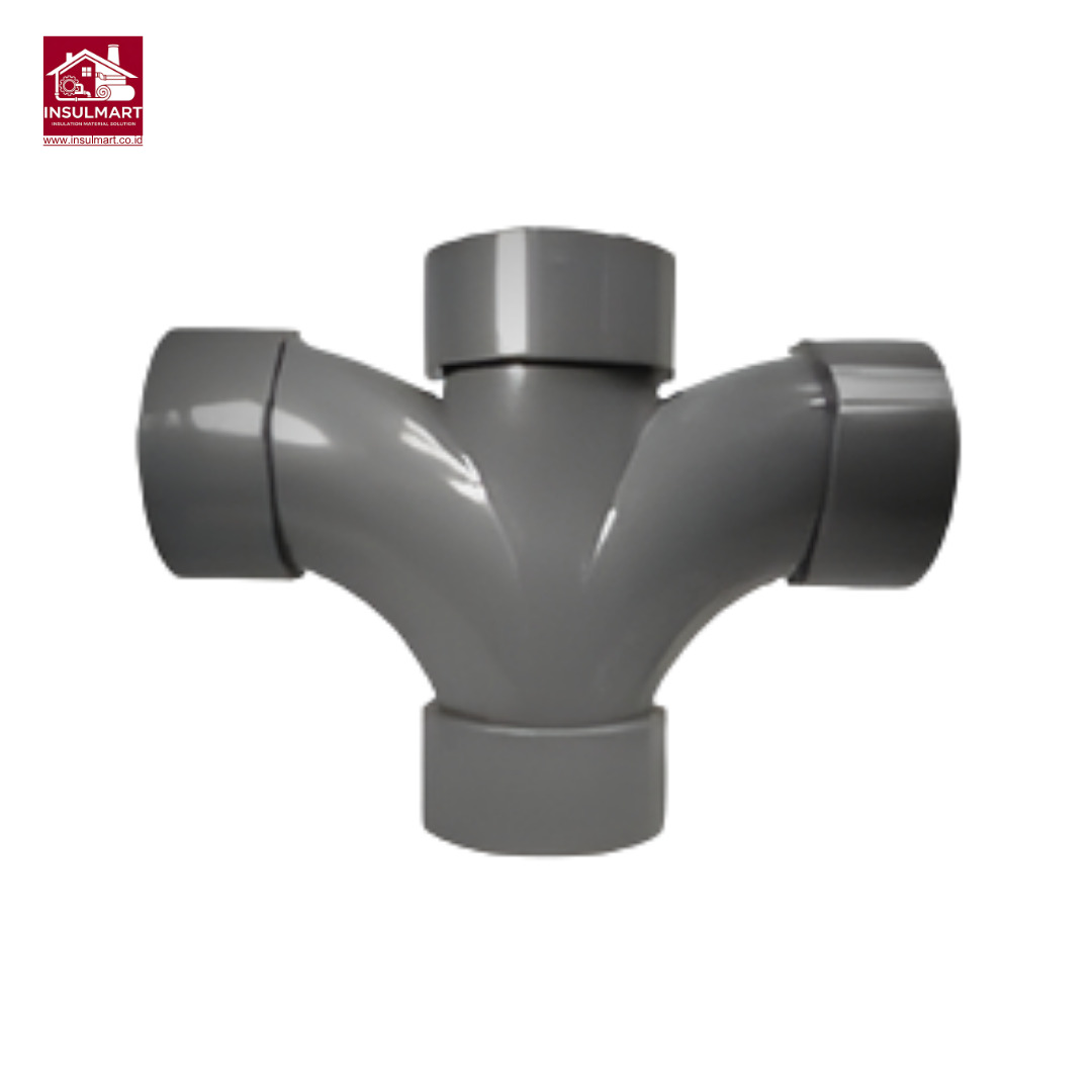 Large Radius Double Tee (D - WLT) Standard JIS K 6743 Aplikasi Air Bersih Merk Rucika 3