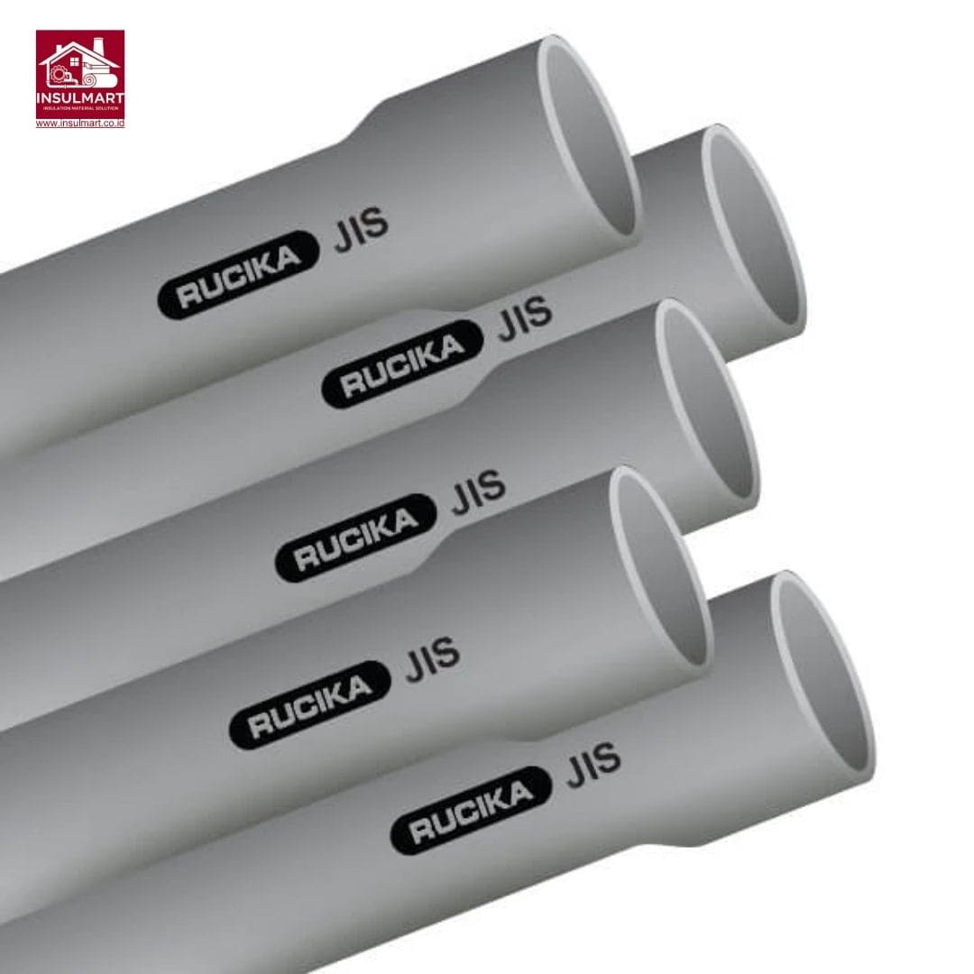 Pipa PVC JIS K 6741 / K 6742 Aplikasi Air Limbah Merk Rucika 3