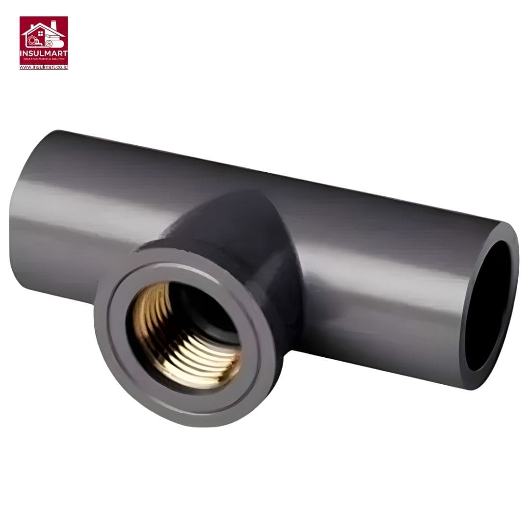 Faucet Tee With Metal Insert (AW) Standard JIS K 6743 Aplikasi Air Bersih Merk Rucika 1