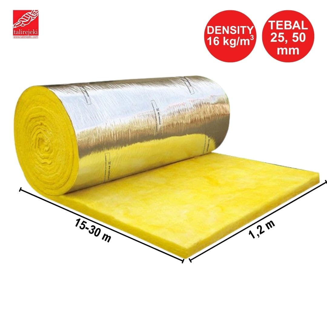 Glasswool Blanket With Foil Merk Isoking 1